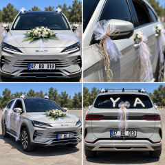PAPATYA VE SAMAN DETAYLI GELİN ARABASI